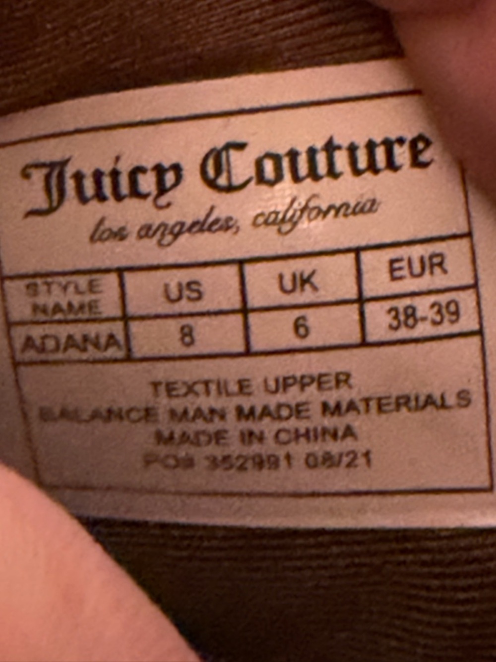 Juicy Couture Adana Rhinestone Chunky Sneakers **CUTE** - Picture 8 of 9